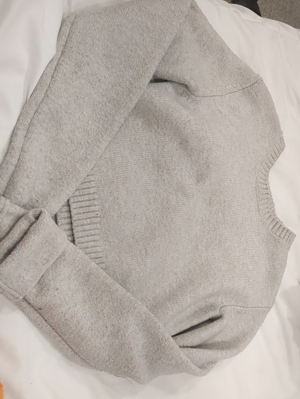 Garage Light Gray Crewneck Sweater